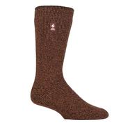 HEAT HOLDERS - Mens & Womens 2.3 Tog Original Thermal Socks | 3 Sizes | Thick Warm Fluffy Insulated Socks for Winter | Ideal for Raynauds (UK, Numeric, 6, 11, Regular, Regular, Brown)