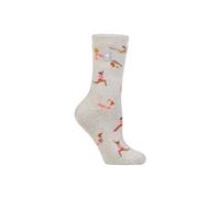 Heat Holders Novelty Fleece-Lined Thermal Hobby Socks For Winter In Beige Beige 4-8