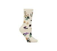 Heat Holders Novelty Fleece-Lined Thermal Hobby Socks For Winter In Cream Cream