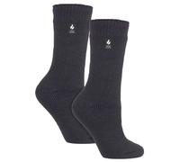Heat Holders Original - 2 Pair Ladies Thermal Socks Thick Fleece Lined Warm