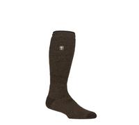 HEAT HOLDERS RHS The Royal Horticultural Society Men's Thermal Socks x RHS 2.3 TOG Original, Warm, Wellington Boot Socks, Plain, Gift for Gardeners, 1 Pair Size 6-11 Forest Green Twist 6-11