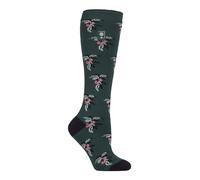 HEAT HOLDERS RHS The Royal Horticultural Society Women's Thermal Socks x RHS 1.6 TOG, Warm, Wellington Boot Socks, Fruit, Floral & Botanical Patterned, Gift, 1 Pair Size 4-8 Fruit Teal 4-8