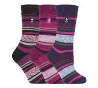 Heat Holders Set of 3 Insulated Thermal Ladies Socks for Ultimate Cold Weather Comfort - 4-8 UK - Barcelona