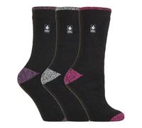 Heat Holders Set of 3 Insulated Thermal Ladies Socks for Ultimate Cold Weather Comfort - 4-8 UK - Prague