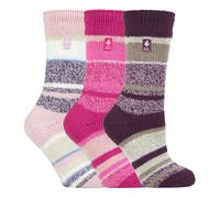 Heat Holders Set of 3 Insulated Thermal Ladies Socks for Ultimate Cold Weather Comfort - 4-8 UK - Provence