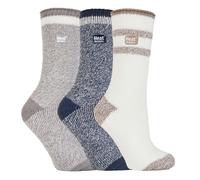 Heat Holders Set of 3 Insulated Thermal Ladies Socks for Ultimate Cold Weather Comfort - 4-8 UK - Twist H&T