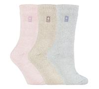 Heat Holders Set of 3 Insulated Thermal Ladies Socks for Ultimate Cold Weather Comfort - 4-8 UK - Vienna