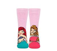HEAT HOLDERS SOCKSHOP Kids 1.6 TOG Lite Disney The Little Mermaid and Sleeping Beauty Thermal Socks Pack of 1 Pink 12.5-3.5