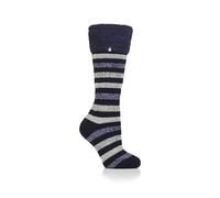 SOCKSHOP Heat Holders Women's 1 Pair 2.3 TOG Hellebore Cosy Cuff Wellington Boot Socks in Navy | Size: 4-8 SOCKSHOP Heat Holders Navy 4-8