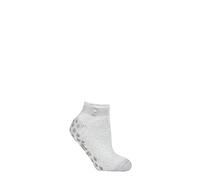 Heat Holders Ladies Thick Warm 2.3 Tog Thermal Low Cut Ankle Slipper Socks - 4-8 UK - Silver Grey (Pisa)
