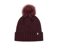 HEAT HOLDERS SOCKSHOP Ladies Cotswolds Turnover Pom Pom Hat Pack of 1 Wine One Size