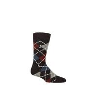 HEAT HOLDERS SOCKSHOP Mens 2.3 TOG Patterned and Plain Thermal Socks Pack of 1 (UK, Numeric, 6, 11, Regular, Regular, Argyle)