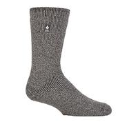 HEAT HOLDERS SOCKSHOP Mens 2.9 TOG Merino Wool Socks Pack of 1 Grey Twist 6-11