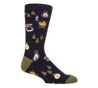 HEAT HOLDERS SOCKSHOP Mens Socks - 1.6 TOG 'Lite' Warm Thermal 'Fun Feet' Novelty Patterned Socks Great Gift Idea in a 1 Pair Pack Size 6-17