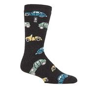 HEAT HOLDERS SOCKSHOP Mens Socks - 1.6 TOG 'Lite' Warm Thermal 'Fun Feet' Novelty Patterned Socks Great Gift Idea in a 1 Pair Pack Size 6-18