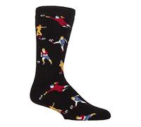HEAT HOLDERS SOCKSHOP Mens Socks - 1.6 TOG 'Lite' Warm Thermal 'Fun Feet' Novelty Patterned Socks Great Gift Idea in a 1 Pair Pack Size 6-12