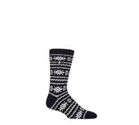 HEAT HOLDERS SOCKSHOP Mens Socks - Nordic Soul Warming Warm Cosy Thermal Socks 1 Pair Size 6-11 Nordic Navy
