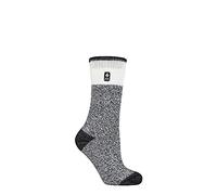 HEAT HOLDERS SOCKSHOP Women's Socks - 2.3 TOG Thermal, Warm, Cosy, Patterned, Pack of 1 Size 4-8