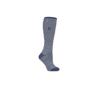 Heat Holders Thermal Welly Socks | Long Knee High Thick Boot Socks In Blue Blue
