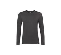 HEAT HOLDERS Ladies Long Sleeve Thermal Top Ultra Lite Fleece Lined Base Layer for Cold Weather (L, Charcoal)