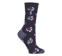 HEAT HOLDERS Ultra Lite - Ladies Thin Lightweight 1.0 TOG Winter Warm Casual Thermal Dress Socks (4-8 uk, Navy (Murcia))