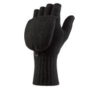 HEAT HOLDERS - Unisex Converter Thermal Mittens Warm Soft Insulated Gloves for Men and Ladies (L-XL, Black)
