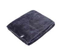 Heat Holders Unisex Extra Soft Warm 1.7 TOG Luxury Thermal Fleece Blanket - 180 x 200 cm - Silver - One Size