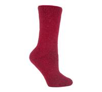 Heat Holders Winter Warm 2.7 Tog Wool Rich Thermal Socks In Burgundy Burgundy