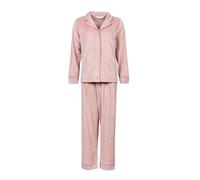HEAT HOLDERS Women’s Soul Warming Pyjama Set - Soft Thermal Loungewear Top and Bottoms, Cosy Fleece Sleepwear for Cold Nights, Warm Winter Gift for Her Sizes S-XL Dusky Pink M