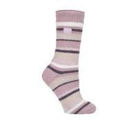 HEAT HOLDERS - Women's 2.3 tog Luxury Thick Fluffy Thermal Socks for Winter 4-8 UK (4-8 UK, Cabin Fever Multi Twist Stripe)