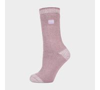 Heat Holders Womens - Ladies 2.3 TOG Luxury Thick Thermal Socks for Winter - Beige Nylon - Size UK 4-6.5
