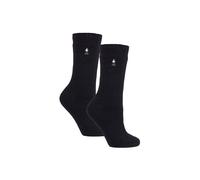 Heat Holders 2 Pack Ladies Thermal Socks Warm Winter Socks for Womens | Ladies Original Socks (4-8, Black)