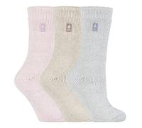 Heat Holders Womens - 3 Pack Multipack Ladies Insulated Thermal Socks for Winter - Vienna - Multicolour - Size UK 4-8