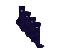 Heat Holders Women's 4 Pairs Ultra Lite Extra Thin 1.0 TOG Casual Thermal Socks in Navy | Size: 4-8 Heat Holders Navy 4-8