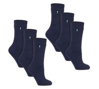 Heat Holders Womens 6 Pairs Ladies Original Thick Winter Thermal Socks - Navy - Size UK 4-8