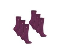 Heat Holders Women's 6 Pairs Original Thick Winter Thermal Socks in Plum | Size: 4-8 Heat Holders Plum 4-8