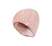 Heat Holders Women's Cable Knit 3.4 Tog Fleece Lined Thermal Winter Hat in Light Pink Heat Holders Light Pink One Size