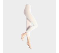 Heat Holders Womens - Ladies Cotton Thermal Underwear Leggings Long Johns - White Nylon - Size L/XL