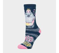 Heat Holders Women's Cozy Novelty Christmas Socks - Festive Gift Socks, Blue 4-8