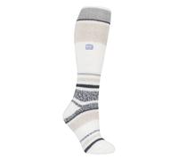 Heat Holders Women's Extra Long 2.3 TOG Winter Knee High Thermal Ski Socks in Cream | Size: 4-8 Heat Holders Cream 4-8