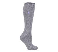 Heat Holders Women's Outdoor Knee High Thermal Merino Wool Socks, Purple 4-8