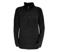 Heat Holders Womens - Ladies 1/4 Zip Thermal Microfleece Long Sleeve Top - Black - Size Large