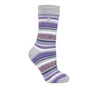 Heat Holders Womens - Ladies 2.3 TOG Luxury Thick Thermal Socks for Winter - Lilac Nylon - Size UK 4-6.5
