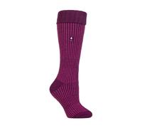 Heat Holders Womens Ladies Thick Winter Warm Knee High Ribbed Thermal Boot Socks - Multicolour - Size UK 4-8