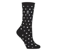 Heat Holders Womens - Ladies Ultra Lite Thermal Brushed Inner Yarn Design Socks - Black/ Tonal (Nicosia) - Size UK 4-8