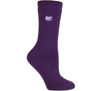Heat Holders Ultra Lite Ladies Lightweight Thermal Dress Socks - Purple