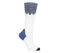 Heat Holders Womens LITE - Mens Thermal Ultra Thin Funky Ski Socks - White - Size UK 4-6.5