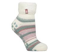 HEAT HOLDERS - Womens Non Slip Fluffy Socks | Gift Socks for Ladies | Size 4-7 (4-7, Cream)