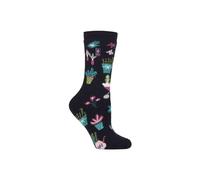 HEAT HOLDERS Womens Fun Hobby Socks Lite | Novelty Winter Fleece Lined Thermal Socks (4-8, Green Fingers)