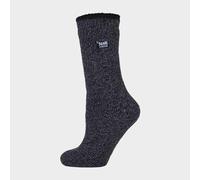 Heat Holders Women's Outdoor Knee High Thermal Merino Wool Socks For Winter, Black 4-8